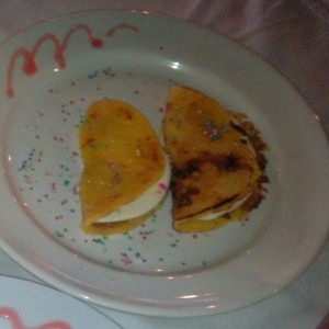 Cachapas de desayuno infantil