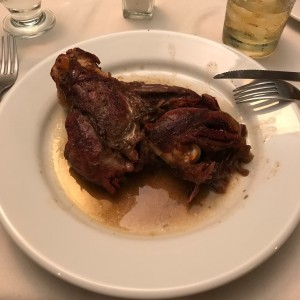 Cordero al horno