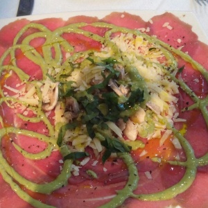 Carpaccio de lomito