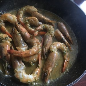 Langostinos con Vodka!