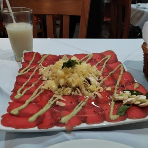 carpacho de lomito