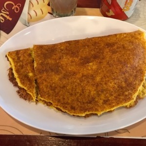 cachapa con queso de mano