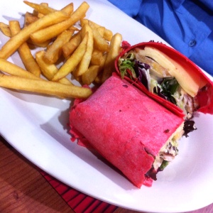 Wrap con Papas Fritas