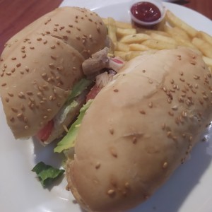 sandwich de pollo