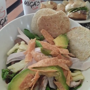 ensalada pollo bbq