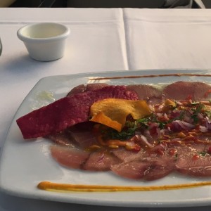 Carpacho de espada, excelente!
