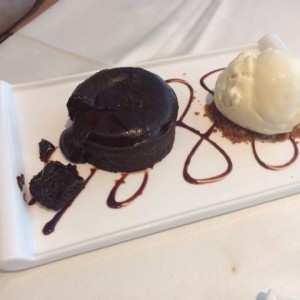 fondant de chocolate
