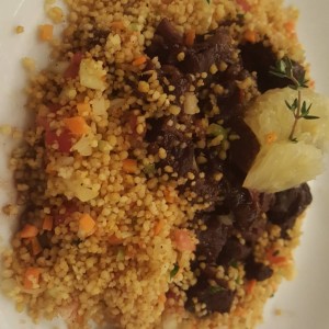 estofado de lomito con couscous