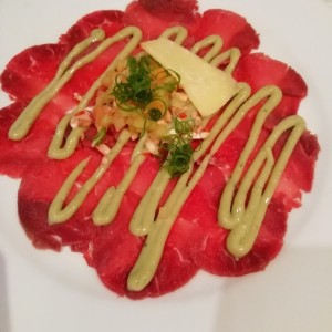 Entradas - Carpaccio de Lomito