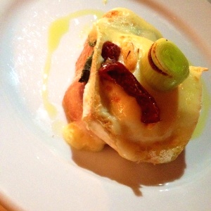 Brusquetta de queso Brie