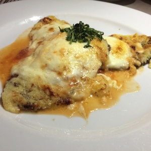 Berenjena Frita con Queso