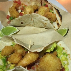 Tacos de camarones