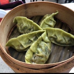 Dumplings de ajoporro