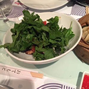 Ensalada de portobello
