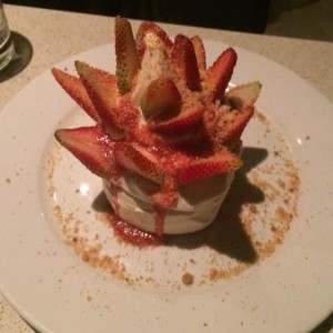 pavlova con fresas