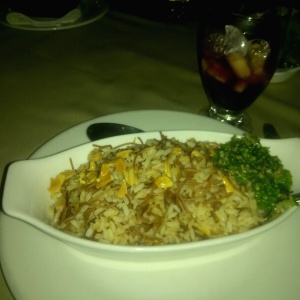 Arroz con Fideos y Almendras