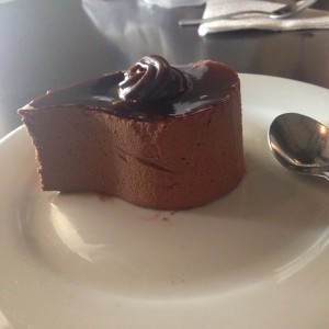 mousse de chocolate 