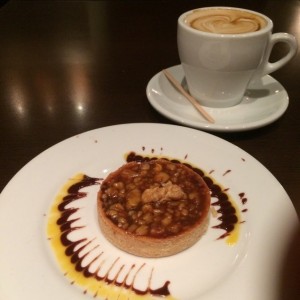 Tartaleta de caramelo con nueces