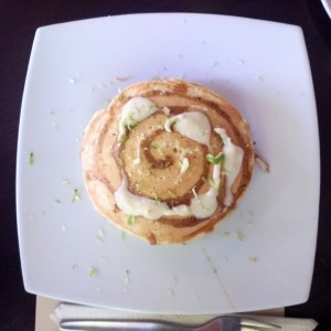 Panquecas de cinnamon roll