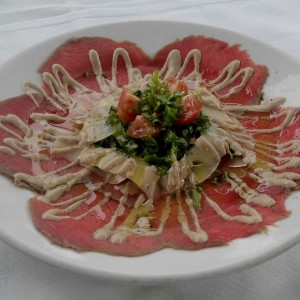 Carpaccio de lomito