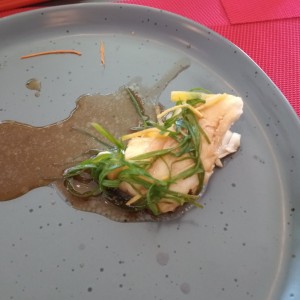 El pescado al vapor