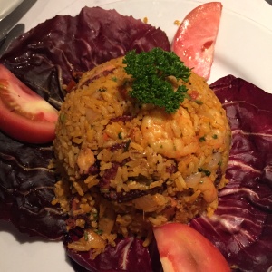 Arroz con Marisco y pulpo