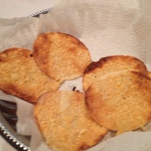 Casabe gratinado