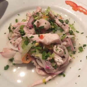 Ceviche de Mero, Excelente..!