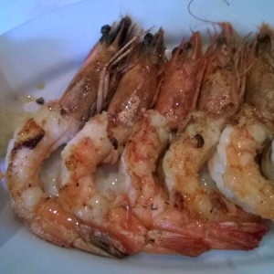 Langostinos a la plancha
