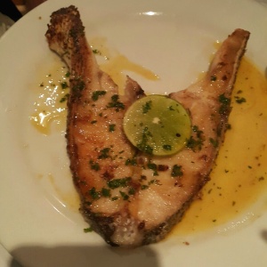Mero en salsa menier