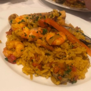 paella valenciana especial ( con langostinos )