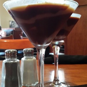 Chocolate martinis, muy buenos!