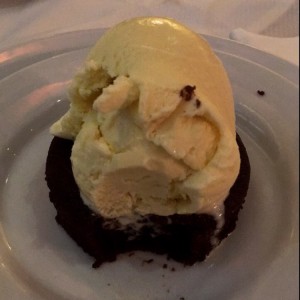 Brownie con Helado