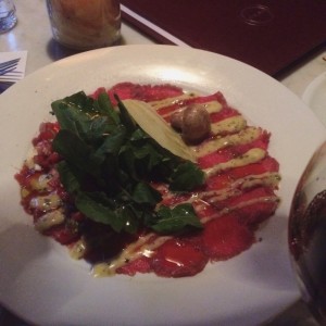 Carpaccio de lomito