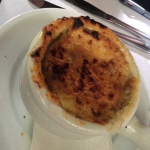 sopa de cebolla