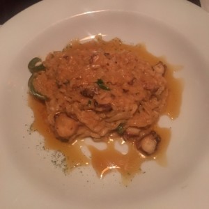 Risotto Camarones y Pulpo