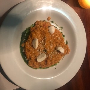 risotto de tomates asados