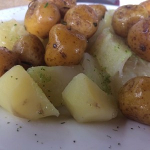papas y yuca, plato mixto 