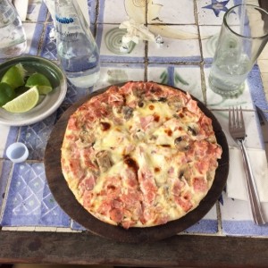 jamon y hongos! 