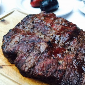 Bife de chorizo close up
