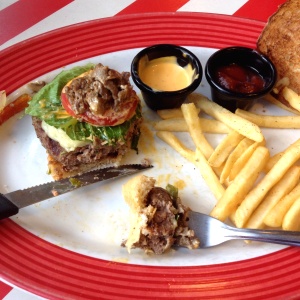 Philly cheese burger