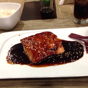 Salmon teriyaki