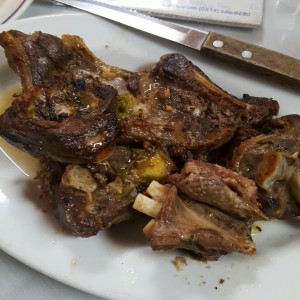 Cordero al horno