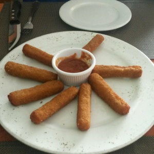 Dedos de mozzarella