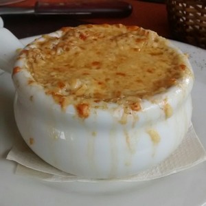 sopa de cebolla