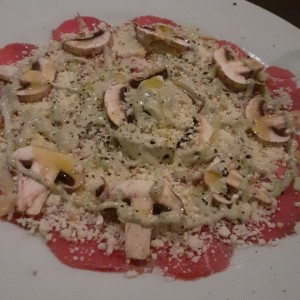 Carpaccio de lomito