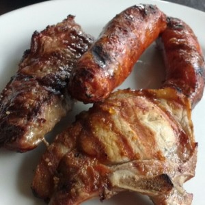 Parte de la parrilla Argentina