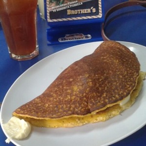Cachapa con queso