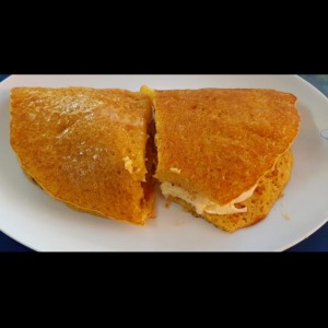cachapa de queso de mano