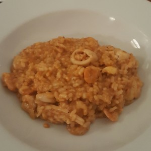 Risotto con frutos del mar